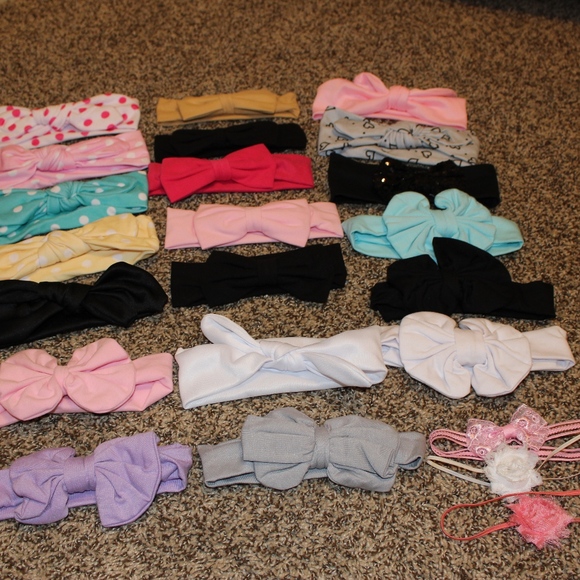 Other - Baby bows/headbands galore!!